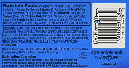 Mike and Ike Berry Blast Caja 24 paquetes individuales miniatura 2