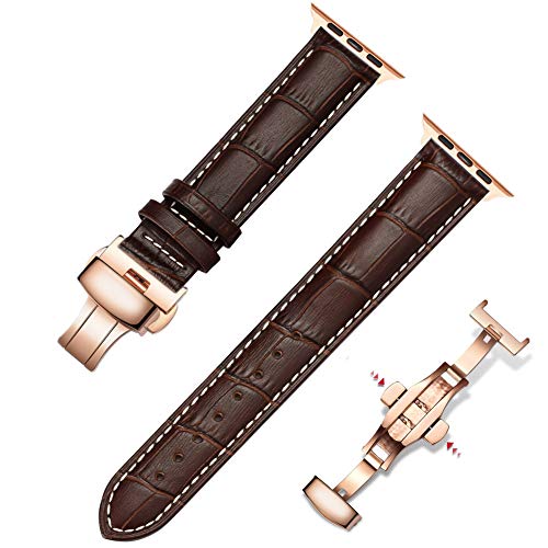 Swmerfa Compatible with Apple Watch Band Women Men iWatch Bands 42mm 44mm 45mm 38mm 40mm 41mm, Handmade Top Grain Italin Leather Straps for iWatch Series 7 SE 6 5 4 3 2 1 Swmerfa Compatible with Apple Watch Band Women Men iWatch Bands 42mm 44mm 45mm 38mm 40mm 41mm, Handmade Top Grain Italin Leather Straps for iWatch Series 7 SE 6 5 4 3 2 1