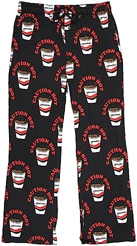 Maruchan Ramen Men’s Instant Noodle Cup Caution Hot Sleep Pajama Pants