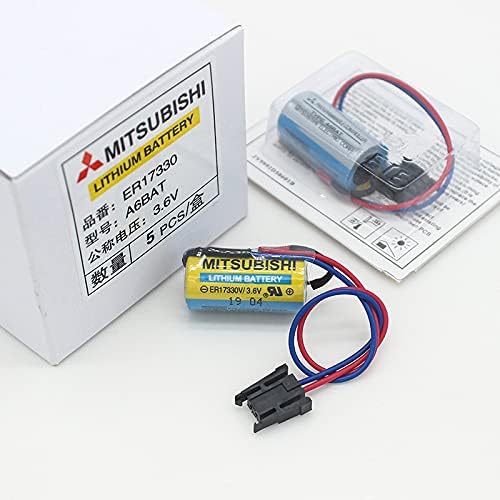 Miniatura 4 de SHENYANG 10PCS A6BAT ER17330V PLC Tamaño de batería 2/3A 3.6V Li-ion Batería US