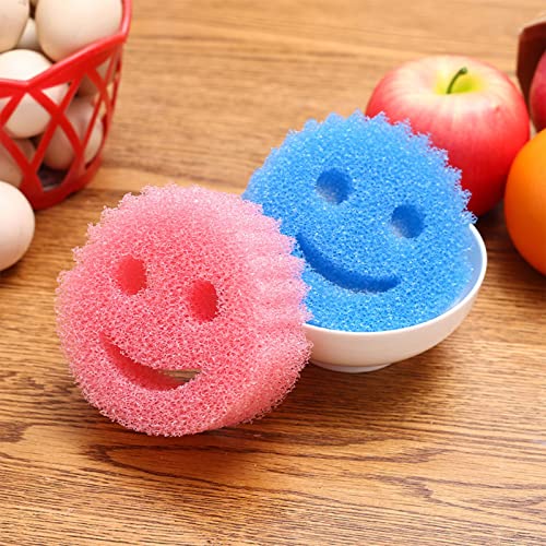 2023 Funny Scratch Dish Sponge Remove Stain Honeycomb Sponge, 1Pc Durable Household Kitchen Cleaning Cotton Made With Polymer Foam #TOP3