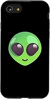 Vista 31 de iPhone 12 Pro Max Emoticon Alien Face Extraterrestre Alien Case