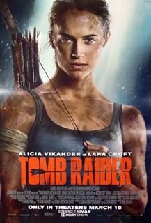TOMB RAIDER - 11.5"x17" Original Promo Movie Poster 2018 Lara Croft Alicia Vikander
