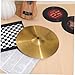 Toddmomy 10 Inch Brass Crash Ride Hi-hat Cymbals Set Jazz Drum Cymbal for Beginners Professionals Traditional Finish
