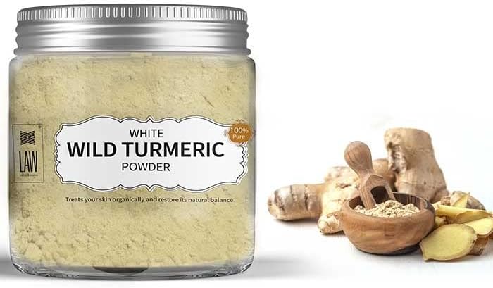 looms & weaves - White Wild Turmeric Powder - 100 gm (50 gm x 2) (Rarely Available and Nature's Best Remedy for Skin Care)