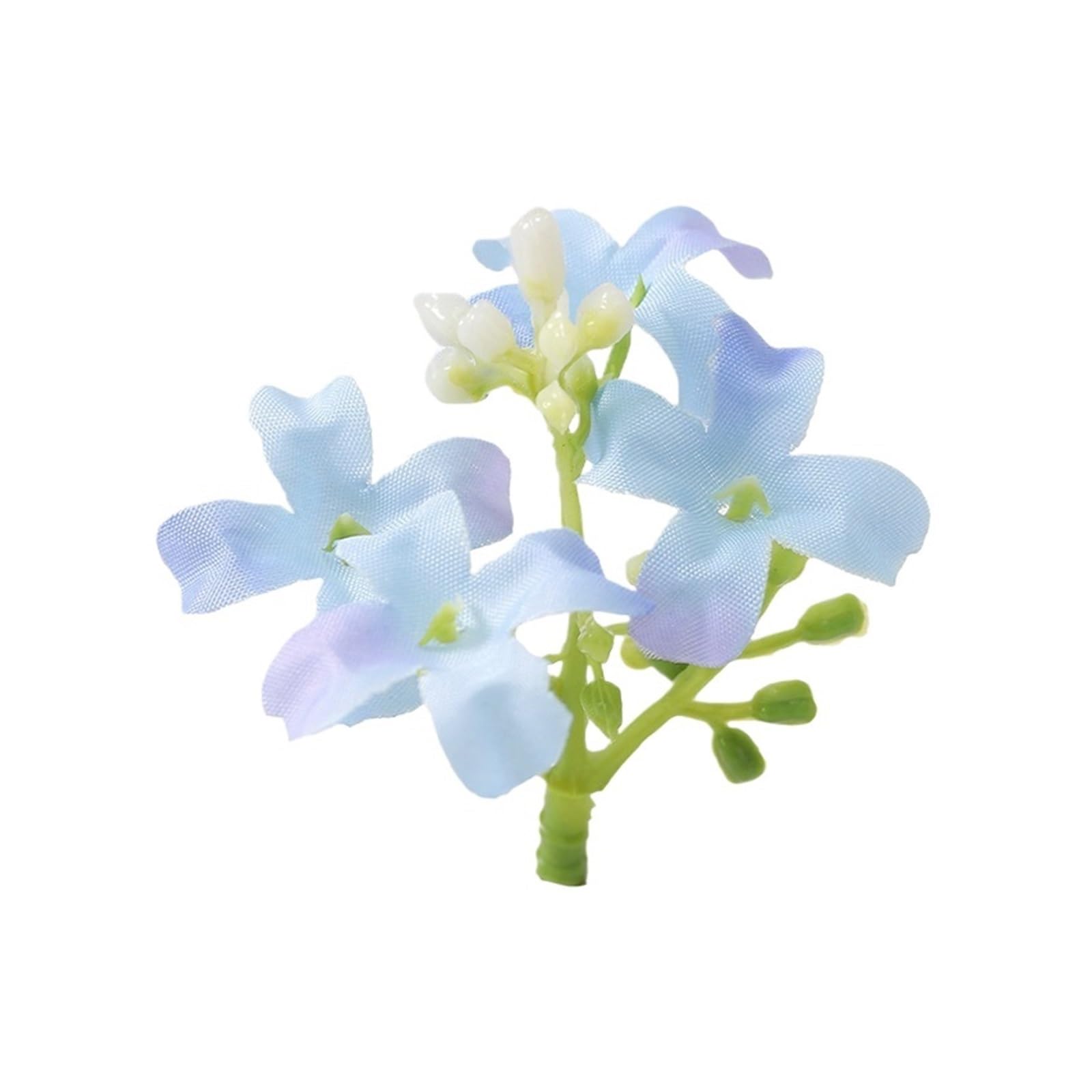 Casetlong 10/20/50Pcs 4cm Artificial Flower Head For Home Wedding Decorations DIY Garland Wreath Accessories(Blue,20Pcs)