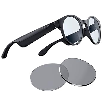 Smart Glasses With Blue Light Filter & Open-Ear Speakers - Touch Control, 6H Battery