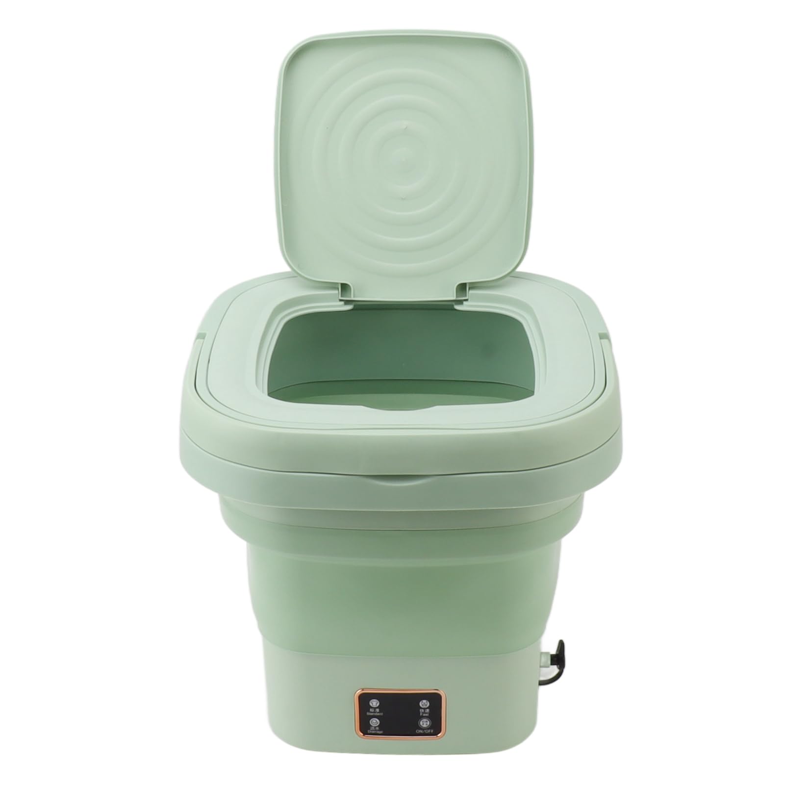 SIXRUN Mini Lavatrice Portatile Pieghevole per Piccoli Vestiti, Lavatrice Automatica per Biancheria Intima per Bambini con capacità di 9 Litri per Camera da Letto (GREEN)