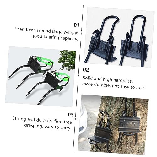 1Pair Tree Climbing Spikes Shoes Set Multipurpose Climbing Tools for Tree Ascending Anti-Slip Design for Outdoor Tree Climbing Activities4
