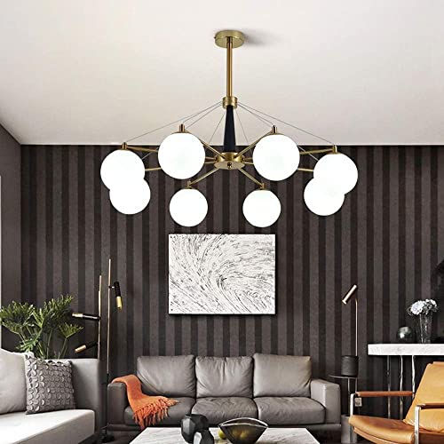 Lustre escalier moderne et suspension salon grande hauteur