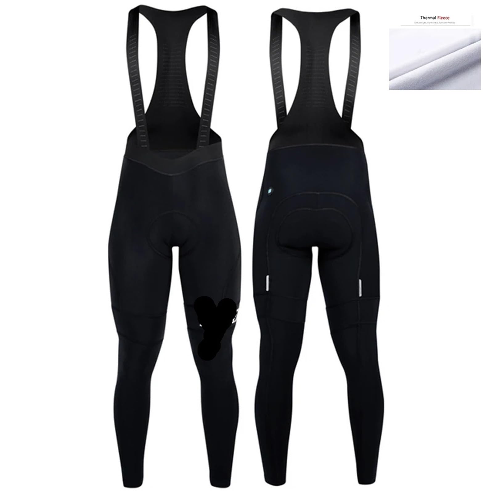 Pantalón De Peto para Ciclismo Babero de Invierno for Hombre, Pantalones for Ciclismo al Aire Libre, Pantalones con Pechera, Almohadilla de Gel de montaña, Mallas for Bicicleta(Brown,M)