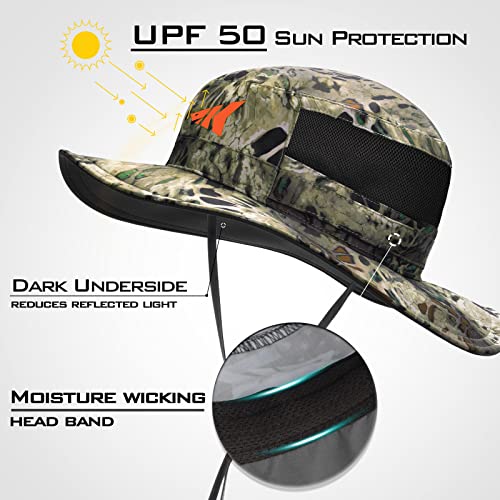 Image of KastKing Sol Armis UPF 50 Boonie Hat - Sun Protection Hat, Fishing Hat, Beach & Hiking Hat, Paddling