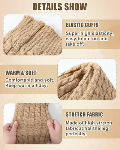 Image of Shihanee Fleece Leg Warmers Women