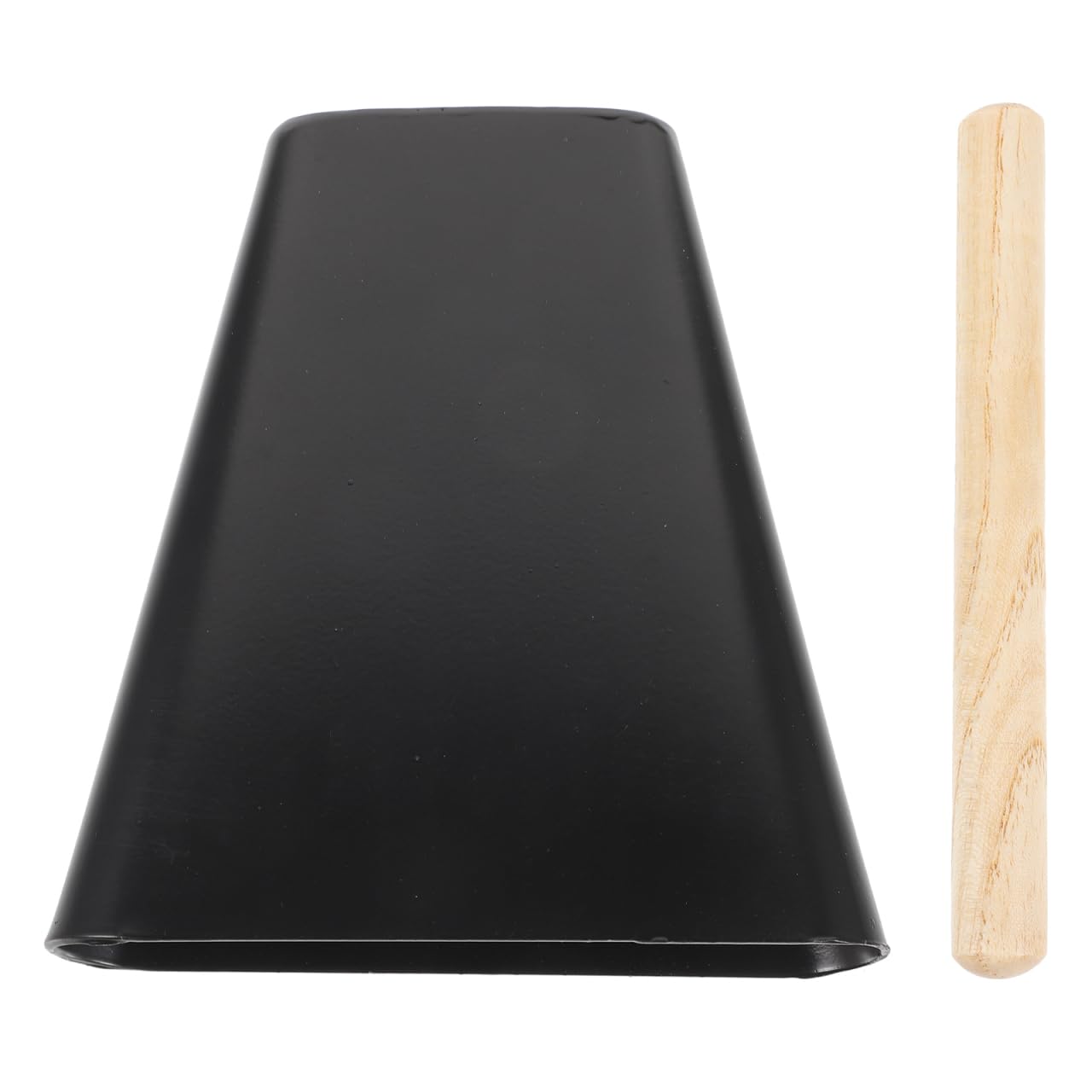 Vaguelly Cencerro De Metal con Palo De Madera Instrumento De Percusión De Mano para Educación Temprana Y Actuaciones Infantiles Accesorio Musical para Batería 6.02 X 5.51 X 1.37 in