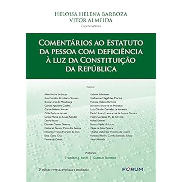 Capa do livro Comentários ao Estatuto da Pessoa com Deficiência à Luz da Constituição da República