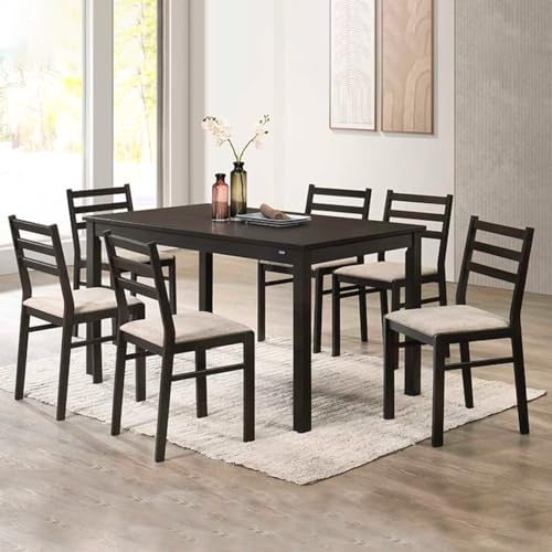 Mobi Muebles para tu Vida Comedor de Madera con 6 Sillas...