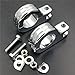 SMT-1.5" Engine Guard Footpeg P Clamps Compatible With XV250 Roadstar XV1700 XV1600 Chromed Motorcycle [B00XISB0WI]