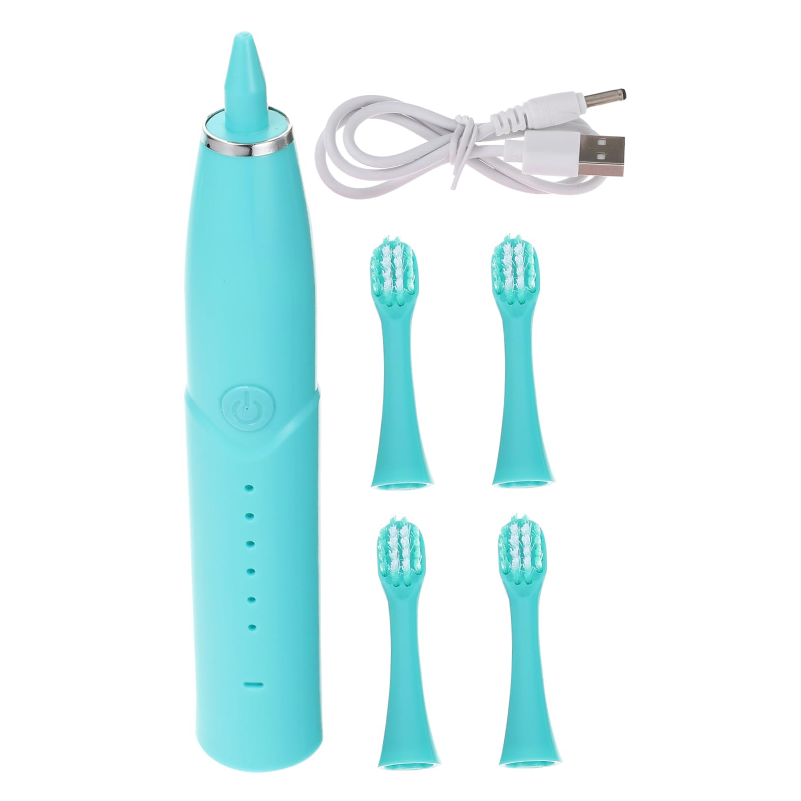 Baluue 3sets Spazzolini Elettrici Per Ragazzo Ragazza Ricaricabile e Portatile Con Testine Morbide Per Igiene Orale Divertente e Sicura Durante Bagno