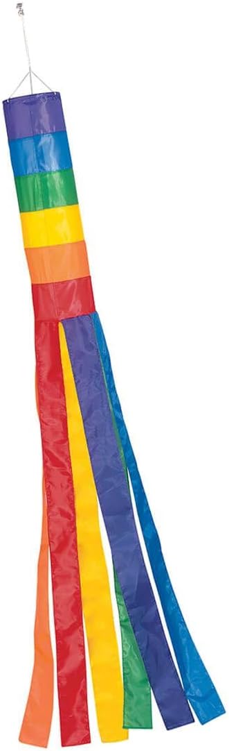 Gajula.Enterprises Rainbow Windsock – 60" Weather-Resistant Nylon