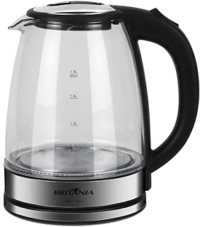 Britânia chaleira eletrica 18l bch11 glass 220v