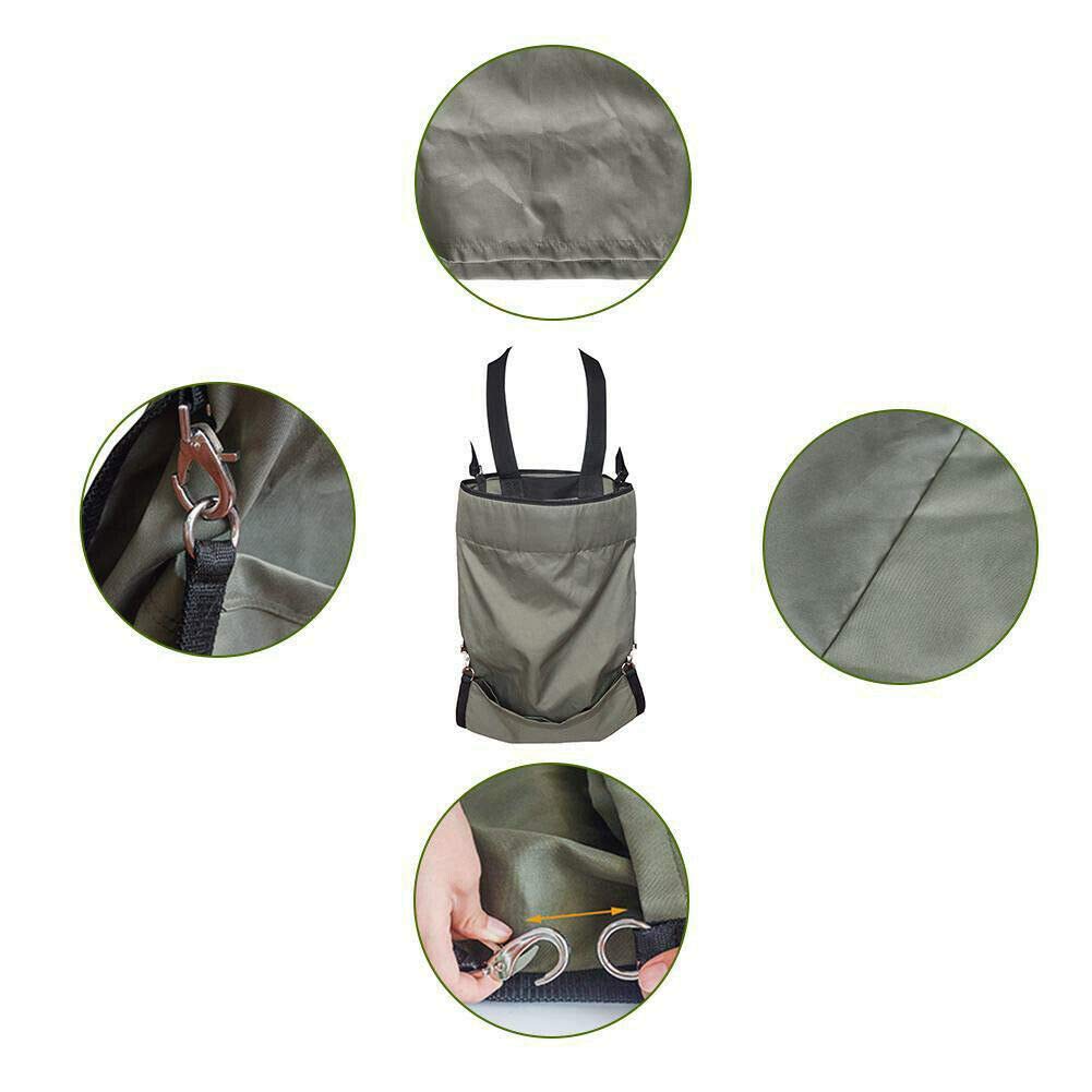 Grembiule da giardino con frutta, 1 grembiule regolabile con spalle Oxford impermeabile, resistente, per raccogliere frutta, agrumi, verdure