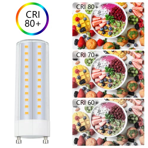 Noobibaba Gu24 Led Light Bulb Daylight, 5000K T2 Gu24 Led, Mls18Guww 1600Lm 18W 23W 120V Gu24 Fluorescent Light Bulb 100W Incandescent Replacement 4-Count #TOP6