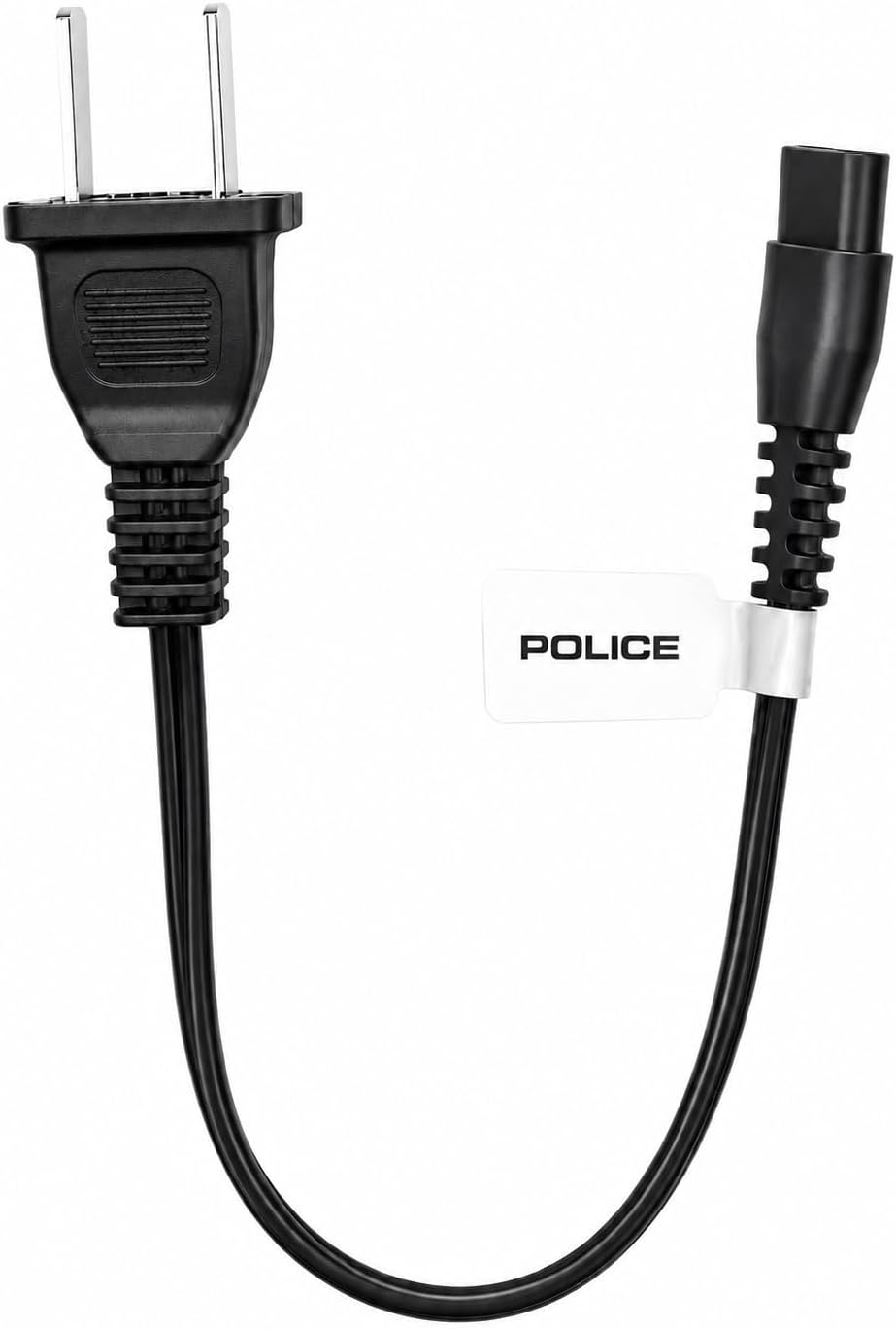 POLICE Stun Gun Charger Charging Cord - Universal (Fits Most Stun Gun Models and Brands)