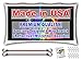 120" inch Portable Spandex Projector Screen. Complete Kit Includes 5'x9' Stretch Fabric Material & Hardware for Indoor or Outdoor Back Yard Movie Screen use. 3D DLP Ready with Both Front & Rear Projection Capability (unlike Blackout Cloth)