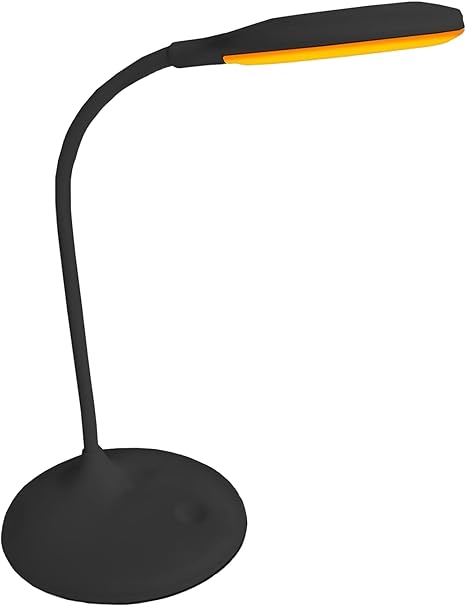 hooga hooga Desk Lamp, Blue Light Blocking, 3 Modes: Amber 1600K, Red, Full-Spectrum 4000K, Dimmable, Rechargeable, Eye Strain Relief, Circadian Friendly