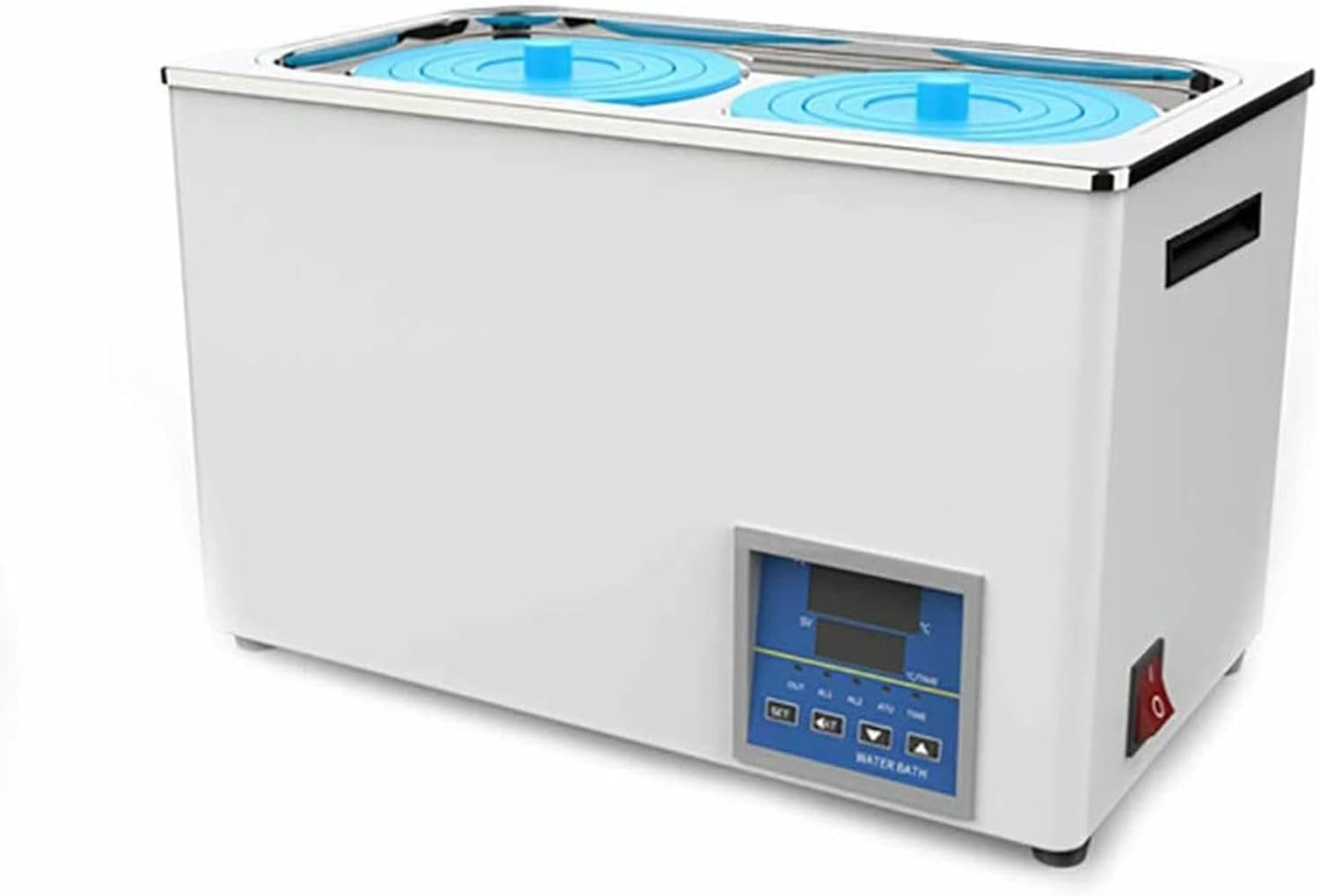 Digital Thermostatic Laboratory Water Bath, Stainless Steel Interior Tank, Water Bath Laboratory Equipment with Digital Screen, Temperature Range: +10-100 ℃,