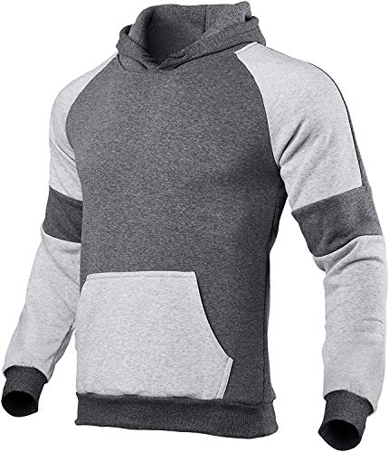 Image of HHGKED Men's Track Suits 2 Piece Set Active Jogging Suits Long Sleeve Sweatsuits Casual Outfits