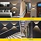 Lightess 2 Stücke Wandleuchte innen LED Schwarz Wandlampe innen Alumm Up Down Wandlicht LED 6W Modern Wandlampe für Wohnzimmer, Schlafzimmer, Flur, Balkon, Treppenhaus Warmweiß 3000K