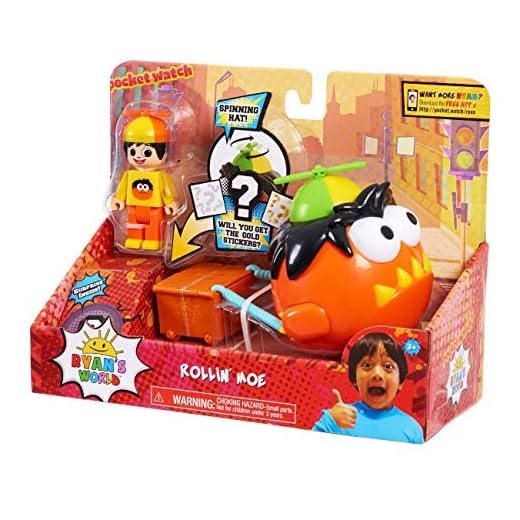 Ryan's World Ryan Action Figures - Moe Set
