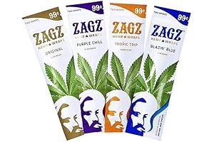 ZagzZigZagHempWraps(Original):12-Count Resealable Packs