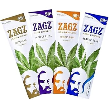 Rolling Wrap Havana Zagz Zig Zag Hemp Wraps (Original)