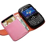 MTA - Funda con tapa para BlackBerry Curve 8520, color rosa