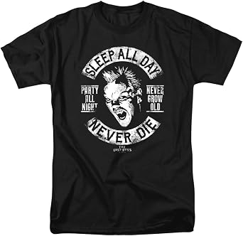 Popfunk The Lost Boys Biker David Sleep All Day Unisex Adult T-Shirt Black