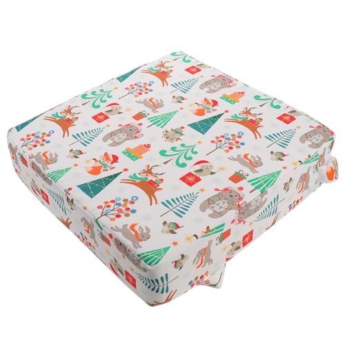 Coussin de siège compact et démontable en polyester pour chaise haute enfant