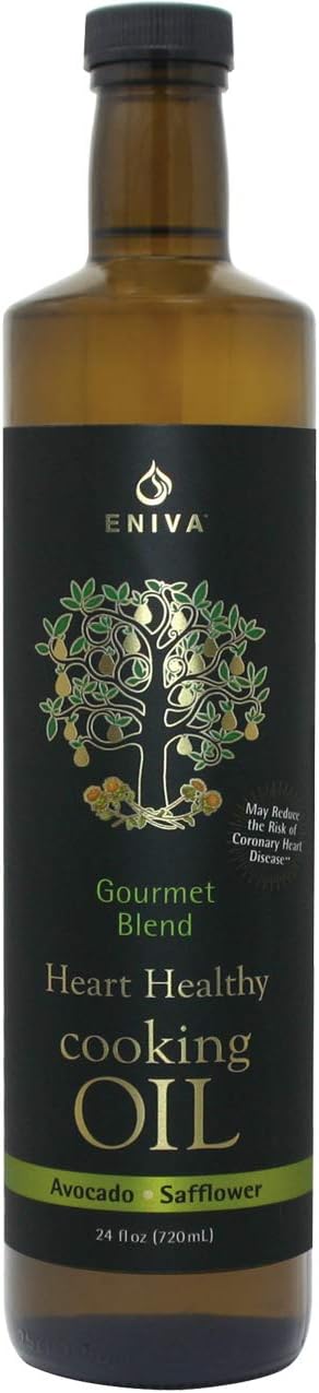 Heart Healthy High-Heat Cooking Oil | Healthy Replacement for Olive Oil, Vegetable Oil, Canola Oil | Low Saturated Fat and High in Omega 3,6, and 9 | Dr. Formulated (24 oz)