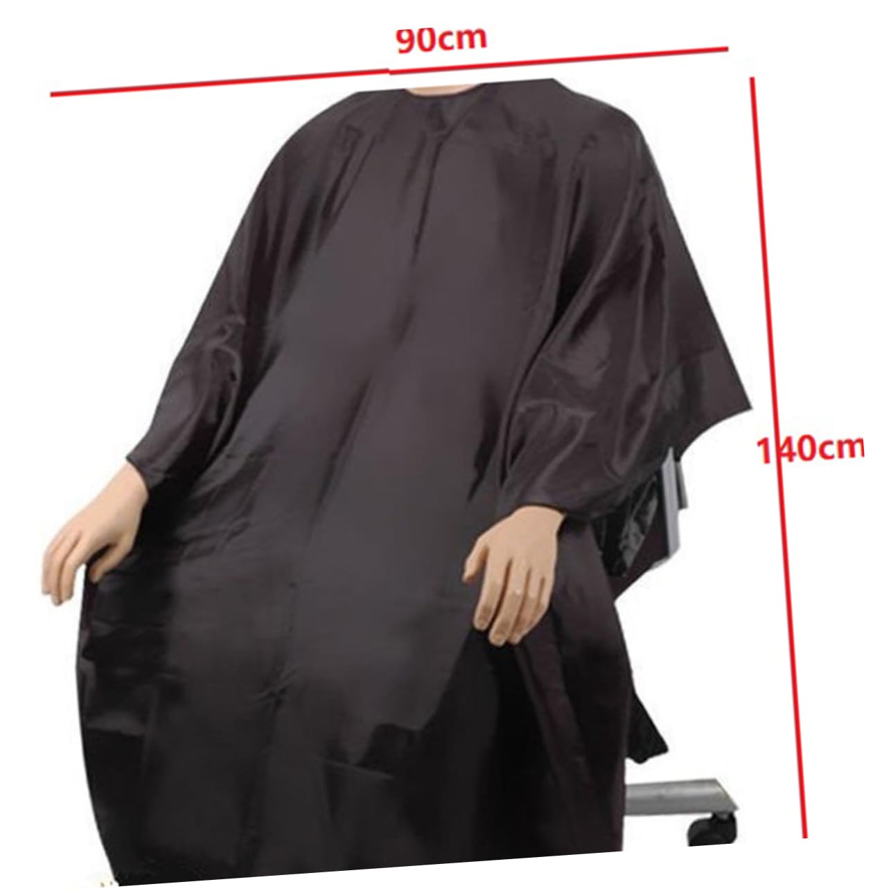 Friseurscheren 1 Satz aus Kunststoff, Schwarz, Flache Schere | Zahnschere, 12 Stück Zubehör, für Barbershop und Zuhause, Leicht und Ergonomisch