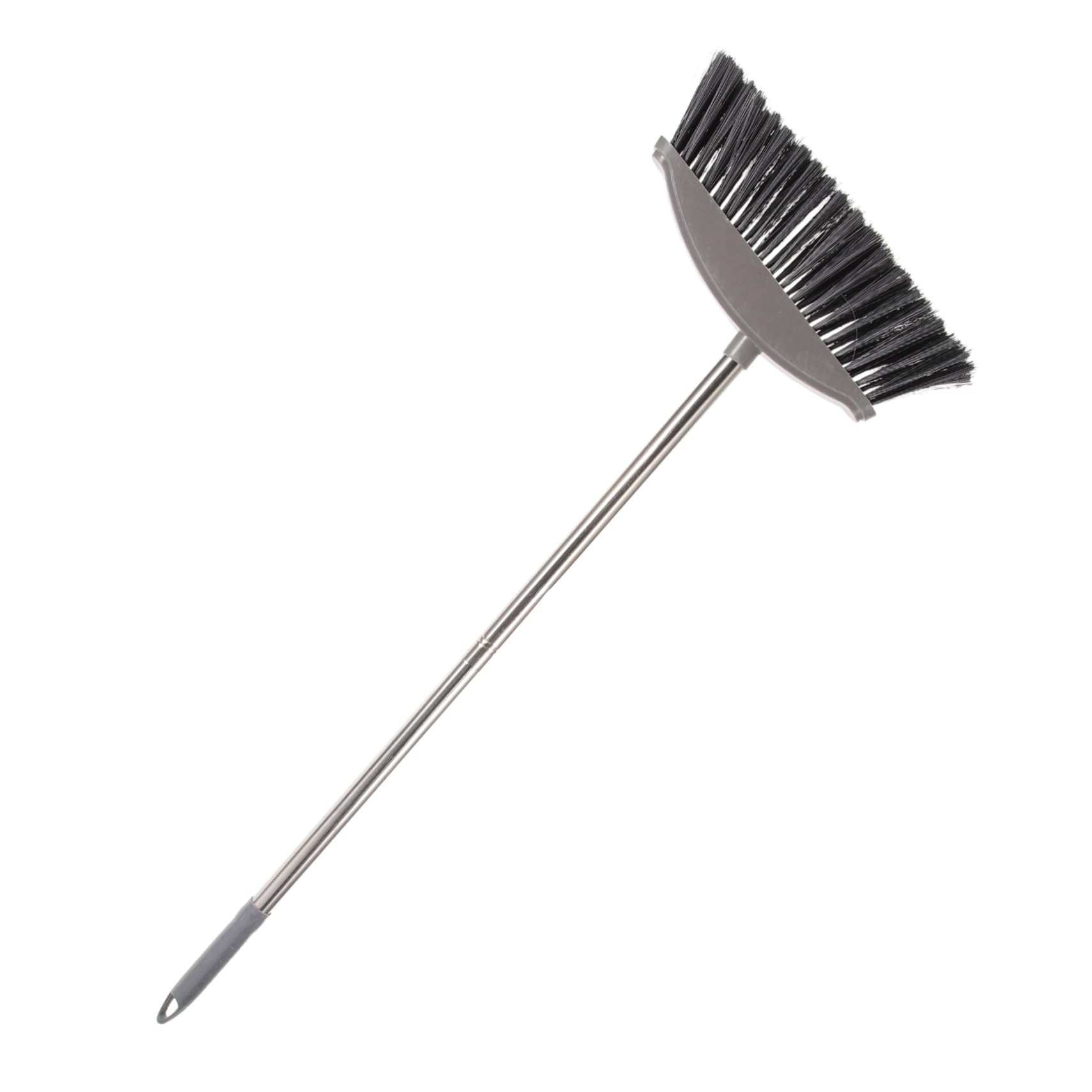 IWOWHERO Ergonomic Long Handle Broom for Floor Cleaning Reusable Broom for Hair Home Stable Sweeper Hair Cleaning Broom
