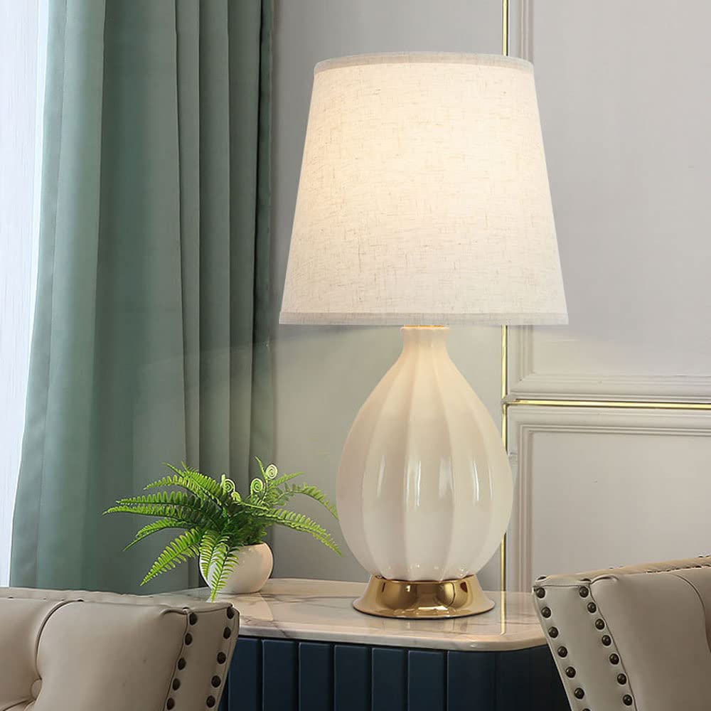 Creatività Moderna 20,88 "Lampade da Tavolo in Ceramica per Camera da Letto, Lampade da Tavolo Grigio per Soggiorno, Lampade per Letto per Camera da Letto, Moderno Arredamento per Ufficio/B