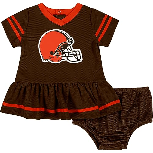 Image of Gerber NFL Baby Girls Jersey Dress and Diaper Cover