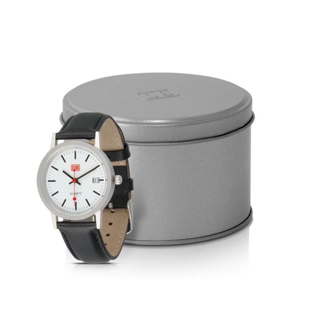 bahnshop.de DB Men's Watch with Date Display, Strap