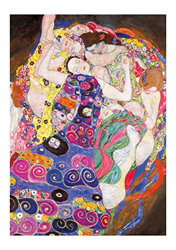 Gustav Klimt The Maiden impression d'art pour sublimer la décoration de votre salon moderne
