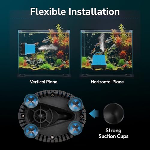 Image of Hexago 580GPH Submersible Water Fountain Pump, 60W Small Sump Pump with 9FT High Lift, Aquarium Pumps for Outdoor Pond, Hydroponic, Statuary, Waterfall, Aquarium, Fish Tank