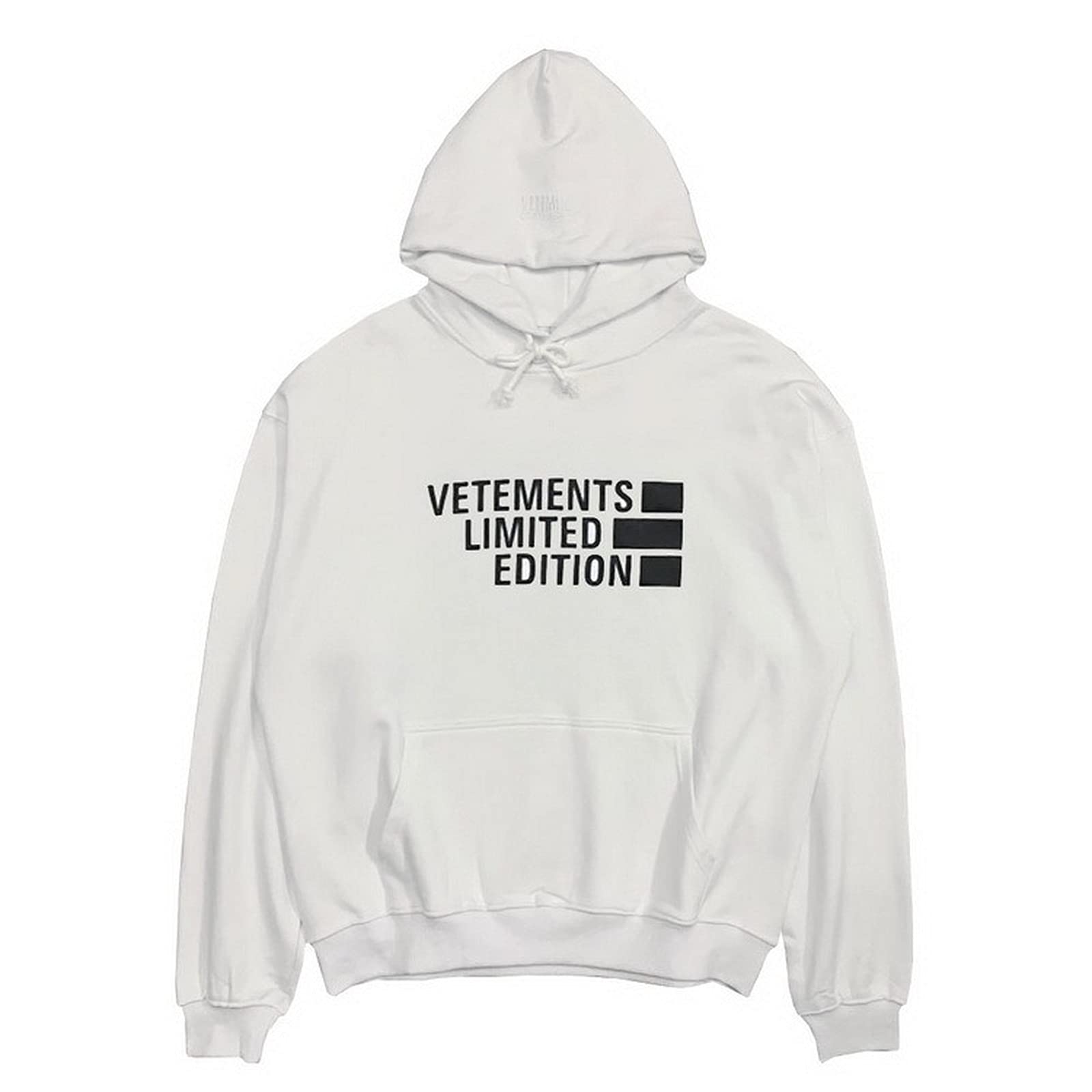 Vetements Hoodie for Man Letter Barrage Print Soft Pullover Sweater Classic Long-sleeved Heavyweight