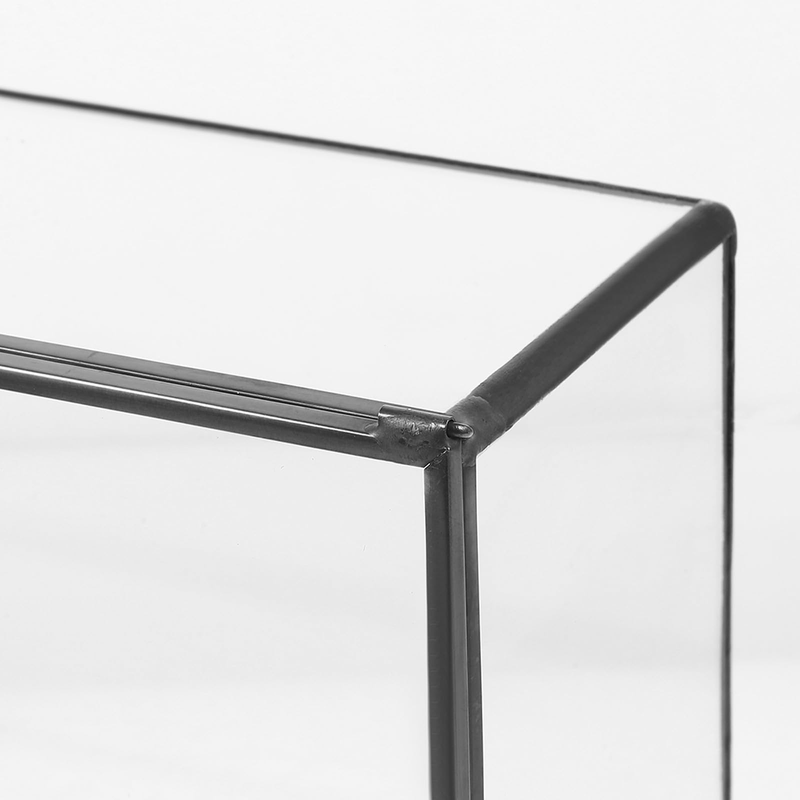 Ökologisches Glas Terrarium 145x80x195mm Mikro Landschafts Pflanzkasten Transparenter Tischpflanzenhalter für Wohnzimmer und Fensterbank
