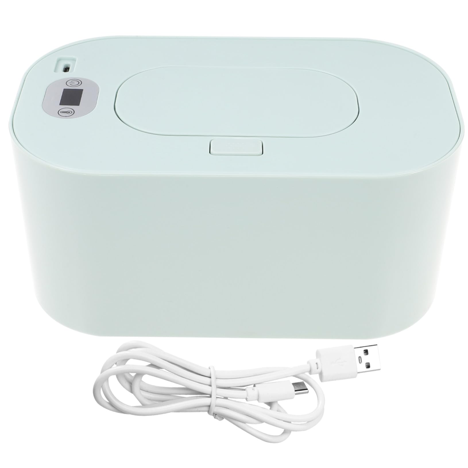 VANZACK Calentador de Toallitas para Bebés Portátil USB Temperatura Seleccionable y Diseño Compacto para Uso en Casa y Coche Color Verde