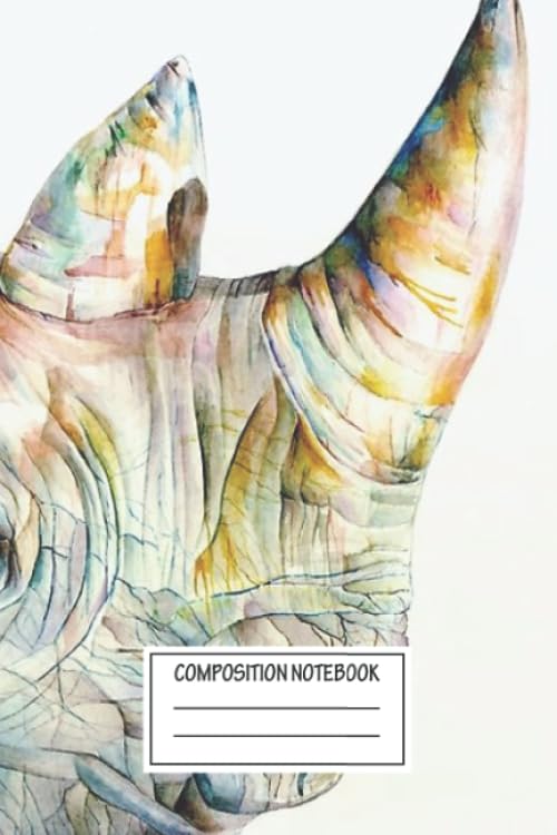 Carnet de notes Rhino Party journal d'écriture idéal pour vos voyages et réflexions